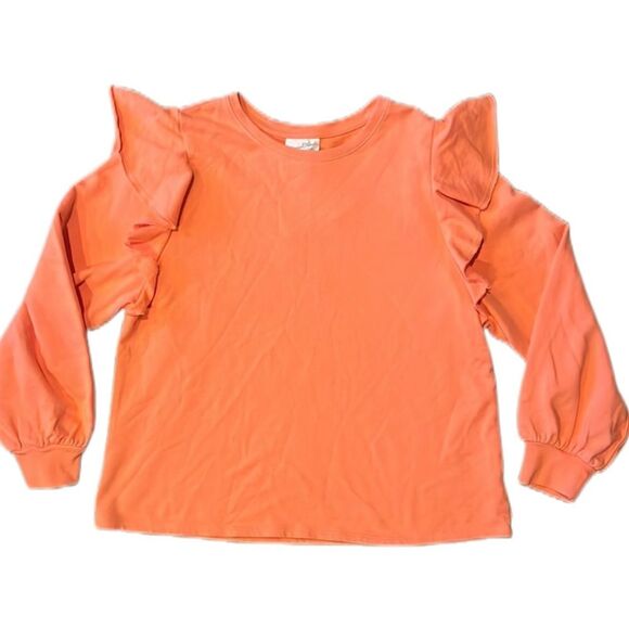 Ruffle shoulder top - Picture 1 of 5